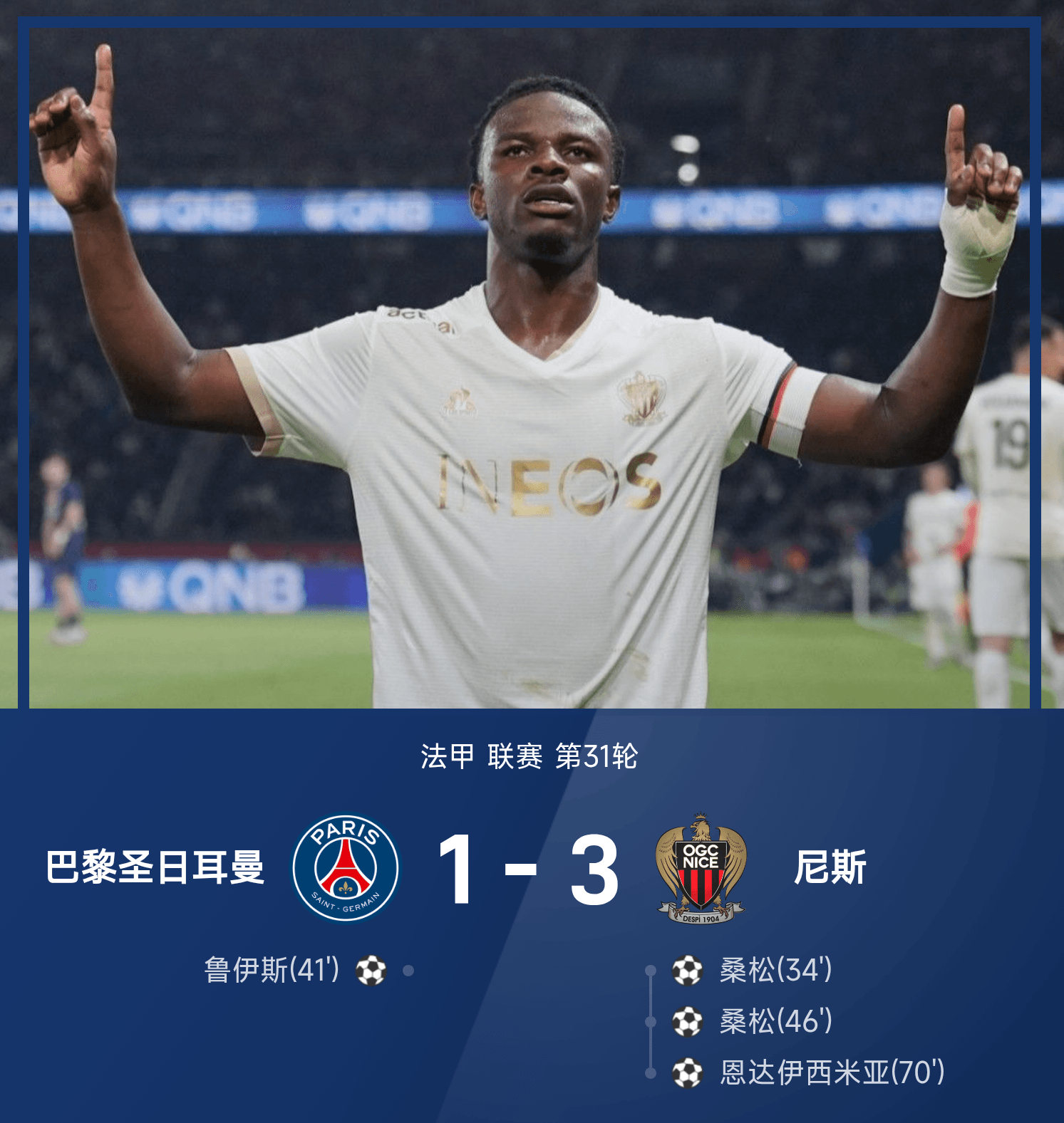 尼斯主场击败对手，保持不败表现