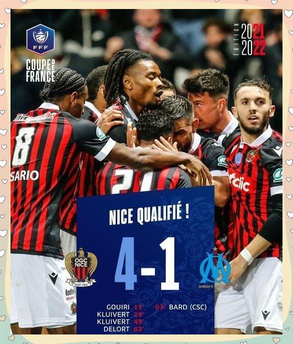 马赛客场惜败尼斯,争冠形势更加严峻的简单介绍 马赛客场惜败尼斯,争冠形势更加严峻的简单介绍